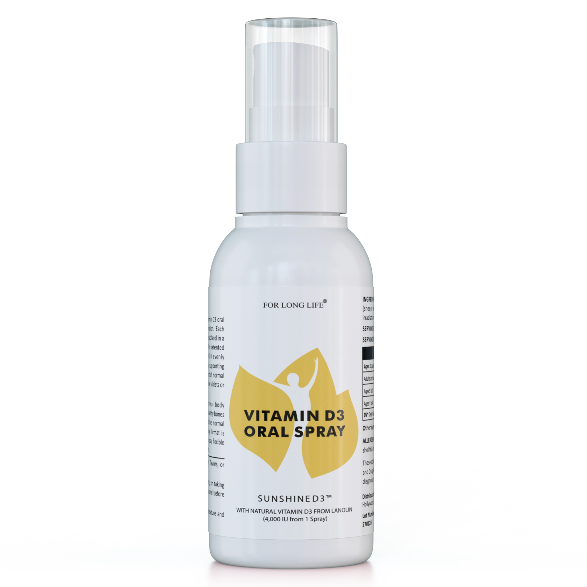 Vitamin D3 Oral Spray product packaging